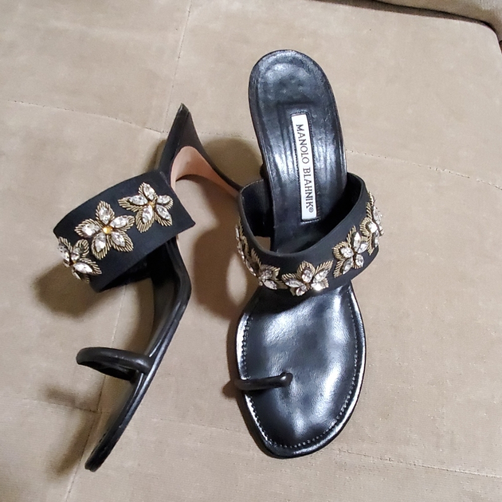 Manolos Blahnik high heel sandals